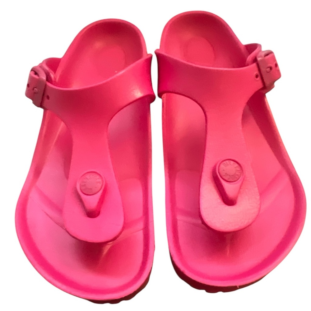Birkenstock Gizeh EVA Girls' Sandal, Pink, 34 EU, US 3-3.5